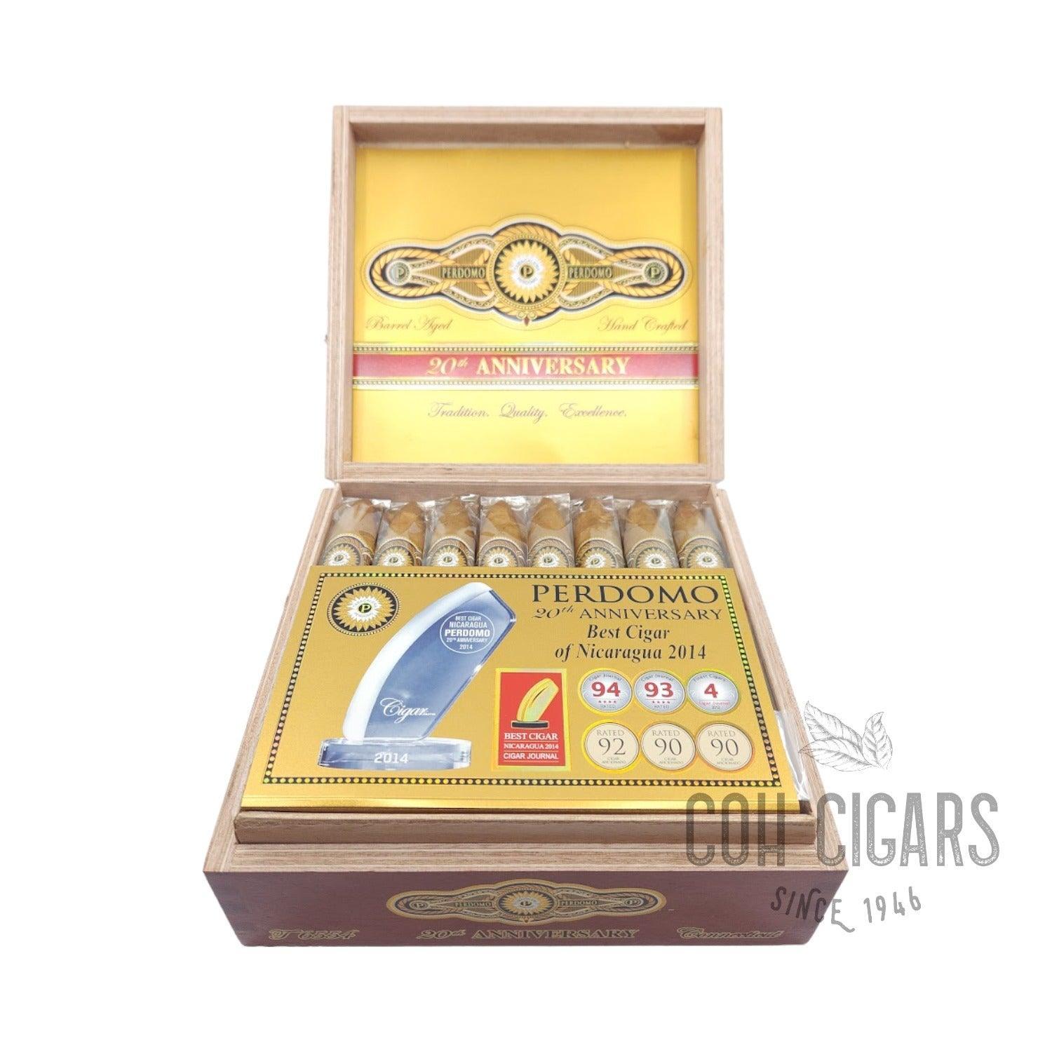 20th Anniversary Connecticut Torpedo T6554 | Box 24 | Perdomo cigar - HK CohCigars 20th Anniversary Connecticut Torpedo T6554 | Box 24 | Perdomo cigar - HK CohCigars