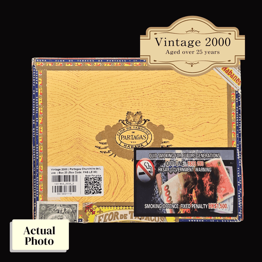 Vintage 2000 | Partagas Churchills de Luxe  | Box 25 (Box Code: PAS LE 00)(Ref: SN10001113)