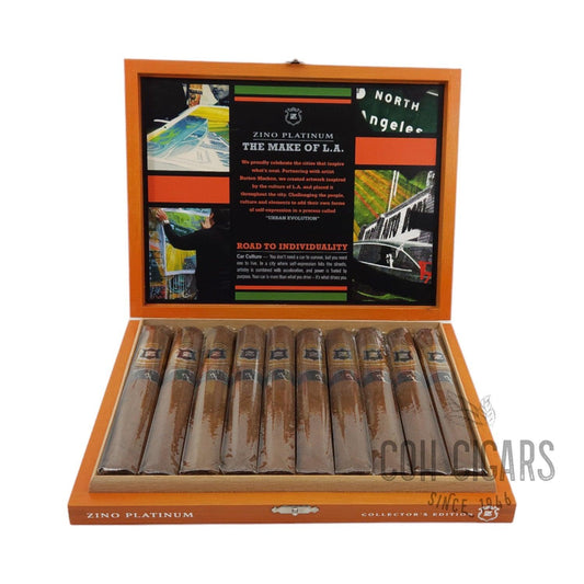 Coll. Ed. LA CarCult "Raw" | Box 10 | Zino Platinum cigar - HK CohCigars