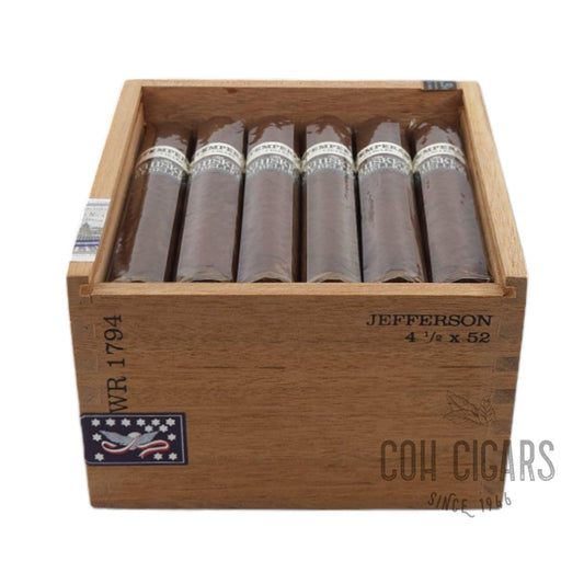 Intemperance Whiskey Rebellion Jefferson 4 1/2x52 | Box 24 | Roma Craft cigar - HK CohCigars