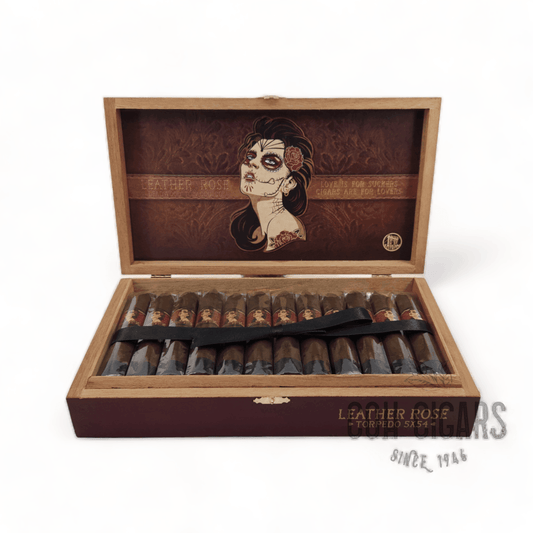 Leather Rose Torpedo | Box 24 | Deadwood cigar - HK CohCigars
