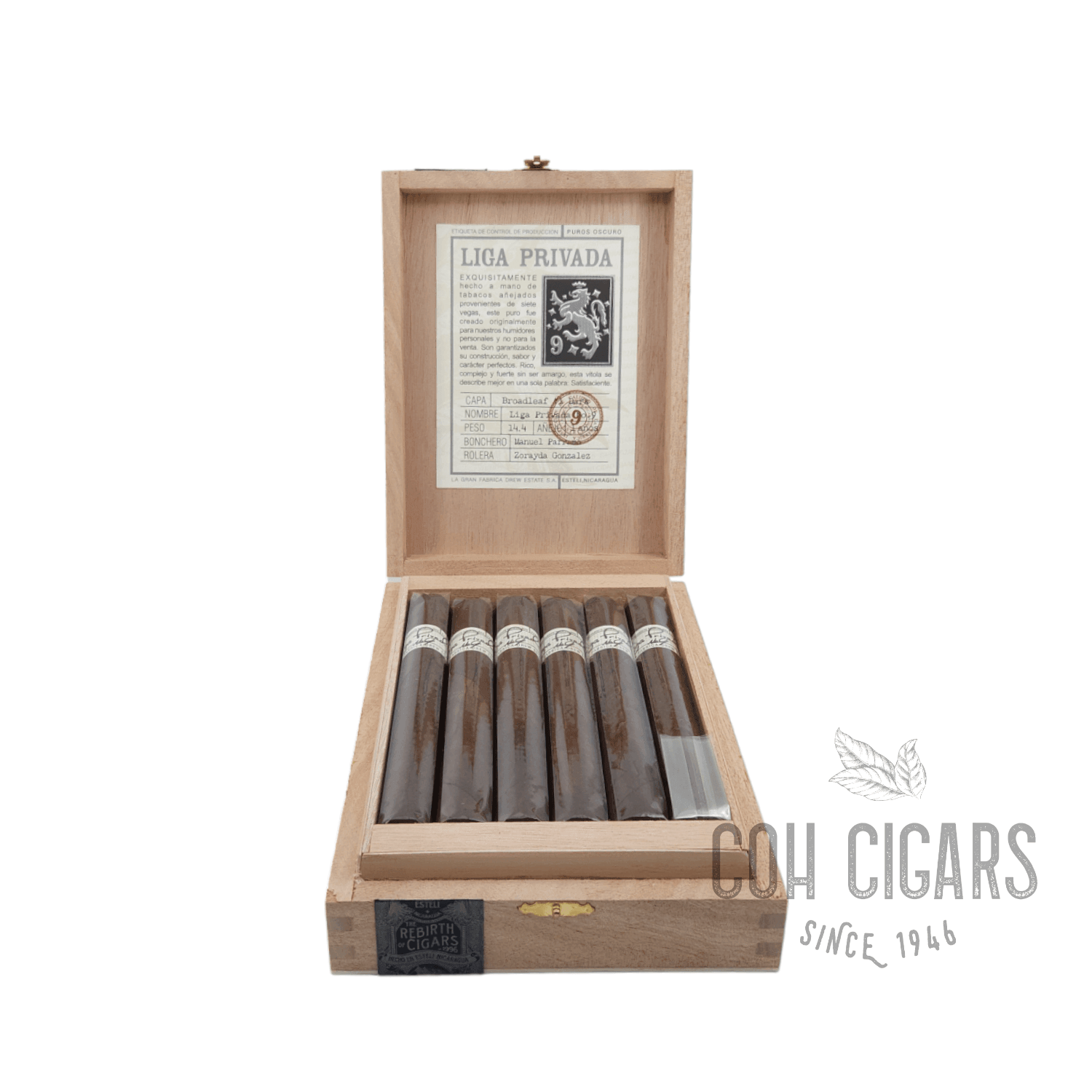 Liga Privada No 9 Toro Oscuro 6 x 52 | Box 12 | Drew Estate cigar - HK CohCigars Liga Privada No 9 Toro Oscuro 6 x 52 | Box 12 | Drew Estate cigar - HK CohCigars