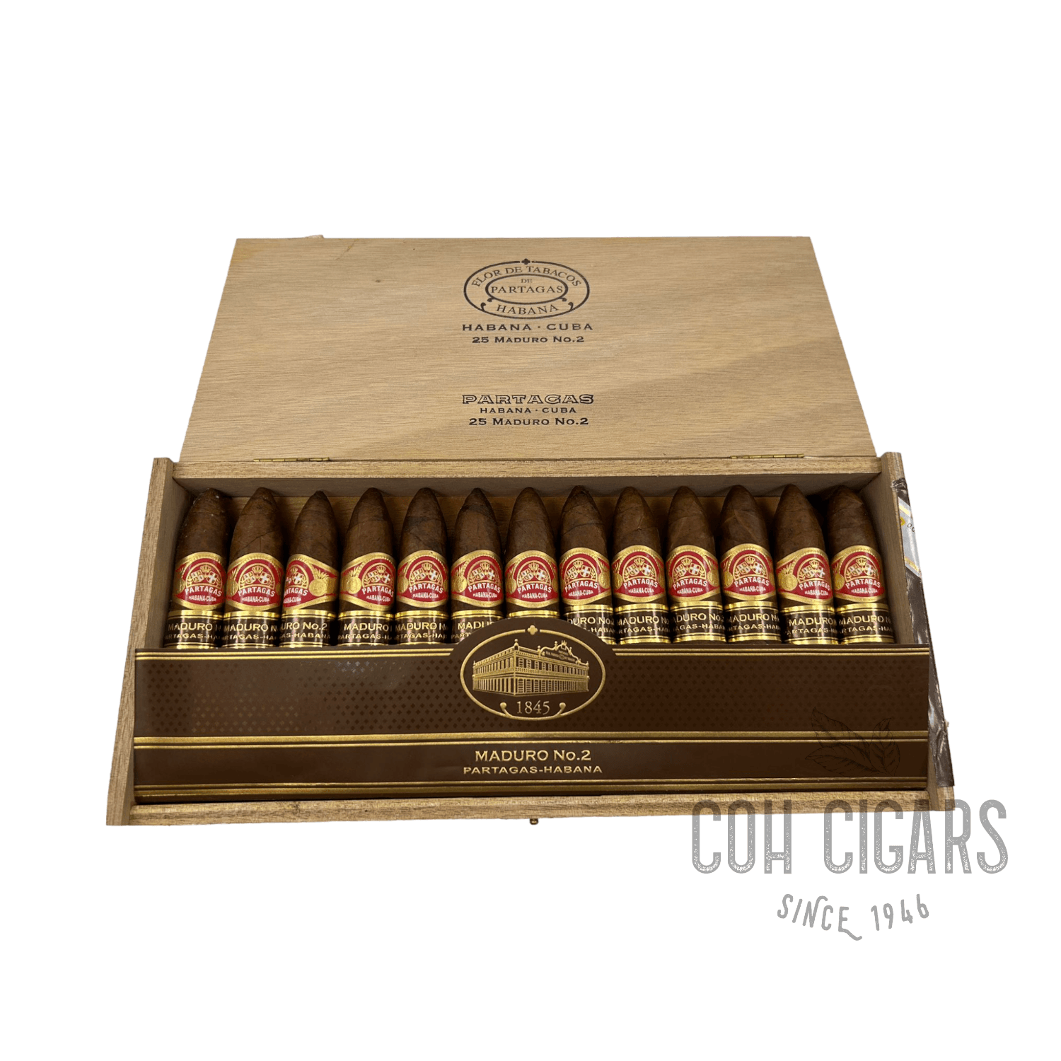 Maduro No.2 | Box 25 | Partagas cigar - HK CohCigars Maduro No.2 | Box 25 | Partagas cigar - HK CohCigars