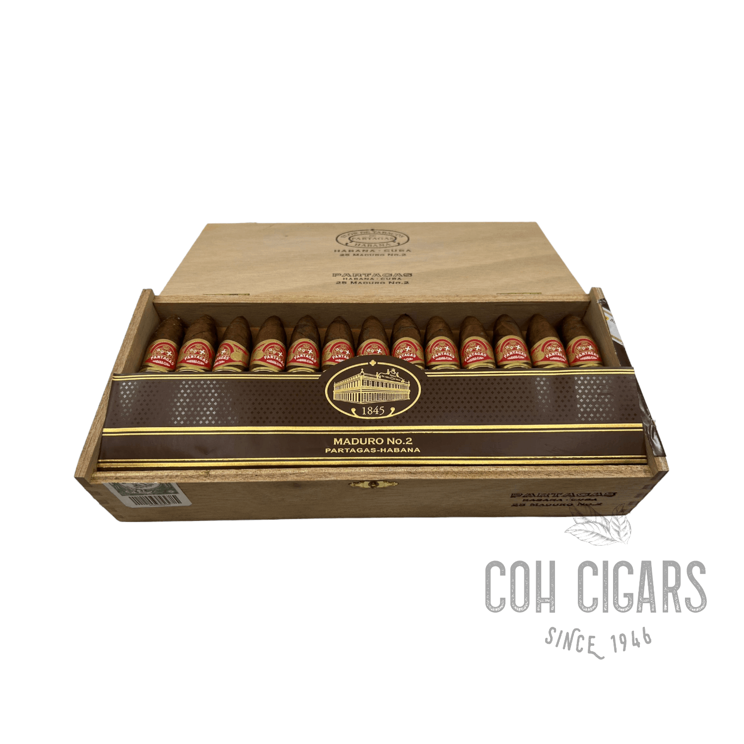 Maduro No.2 | Box 25 | Partagas cigar - HK CohCigars Maduro No.2 | Box 25 | Partagas cigar - HK CohCigars