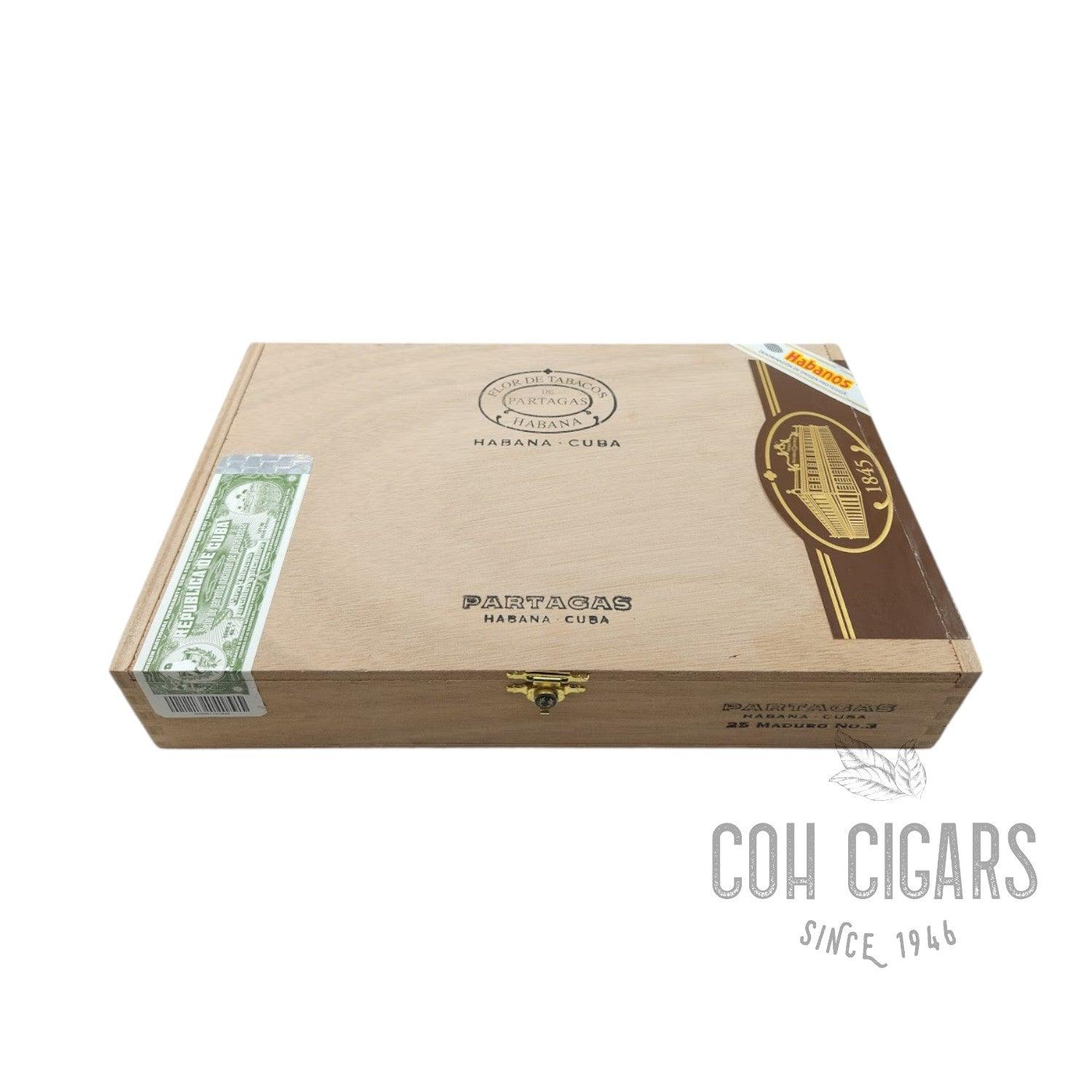 Maduro No.3 | Box 25 | Partagas cigar - HK CohCigars Maduro No.3 | Box 25 | Partagas cigar - HK CohCigars