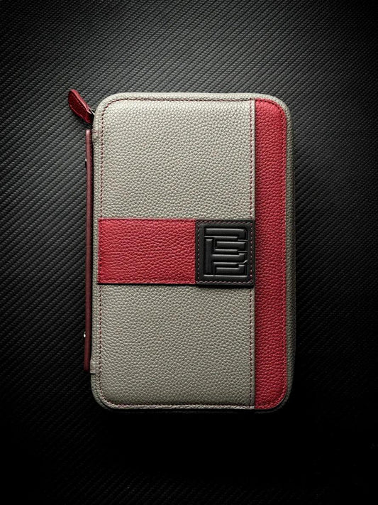 PROJECTCARBON | LEATHER SERIES - SPARTAN GREY TRAVEL CASE - HK CohCigars