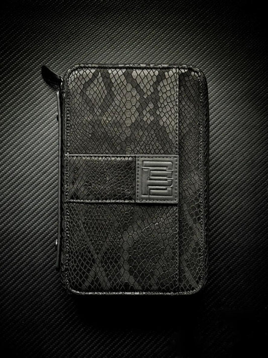 PROJECTCARBON |LEATHER X-SERIES - "DIGITAL SNAKE" TRAVEL CASE - HK CohCigars