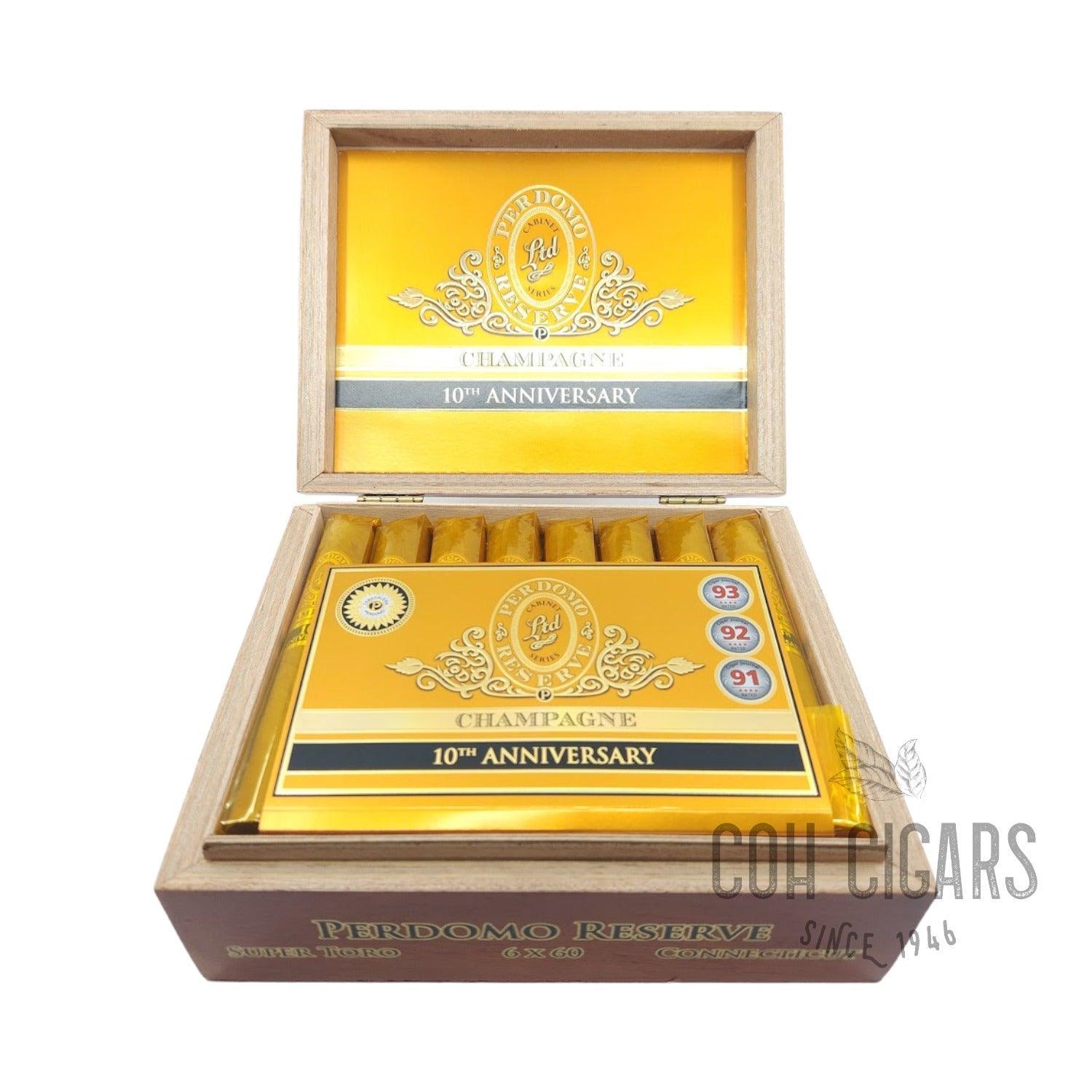 Reserve 10th Anniversary Champagne Super Toro | Box 25 | Perdomo cigar - HK CohCigars Reserve 10th Anniversary Champagne Super Toro | Box 25 | Perdomo cigar - HK CohCigars