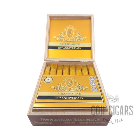 Reserve 10th Anniversary Champagne Torpedo | Box 25 | Perdomo cigar - HK CohCigars Reserve 10th Anniversary Champagne Torpedo | Box 25 | Perdomo cigar - HK CohCigars