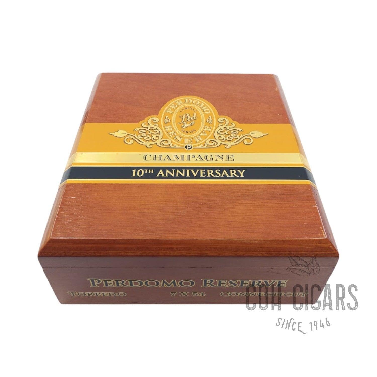 Reserve 10th Anniversary Champagne Torpedo | Box 25 | Perdomo cigar - HK CohCigars Reserve 10th Anniversary Champagne Torpedo | Box 25 | Perdomo cigar - HK CohCigars