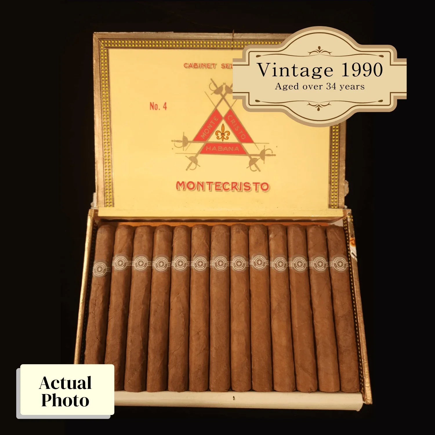Vintage Circa 1990 | Montecristo No.4 | Box 25 – HK CohCigars