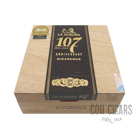 107 Anniversary Nicaragua Robusto | Box 20 | La Aurora cigar - HK CohCigars