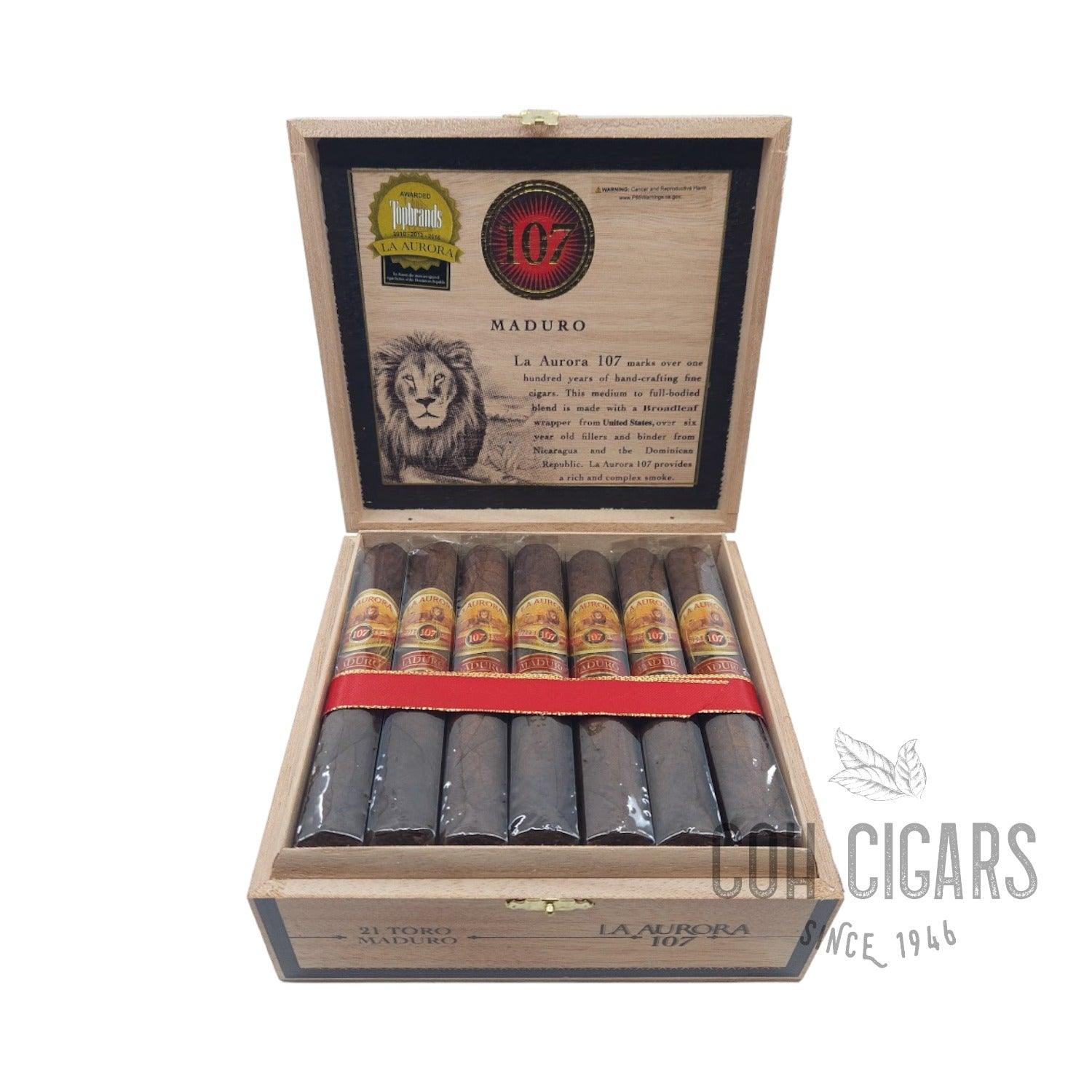 107 Serie Aniversario Toro Maduro | Box 21 | La Aurora cigar - HK CohCigars