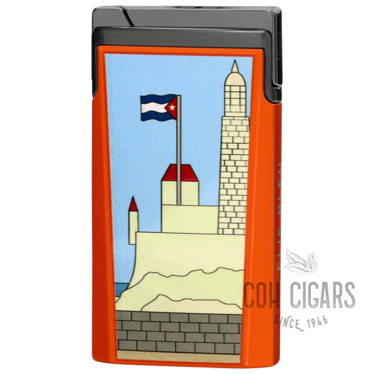 J-15 Cigar Jet Flame Lighter, Casa Cubana, Orange Limited Edition | 1 PC | ELIE BLEU cigar
