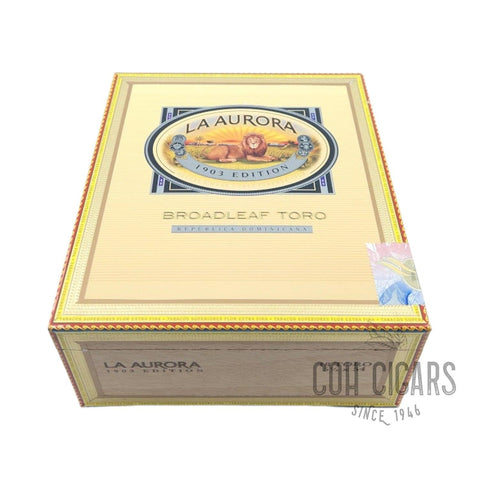 1903 Edition Broadleaf Toro | Box 18 | La Aurora cigar - HK CohCigars