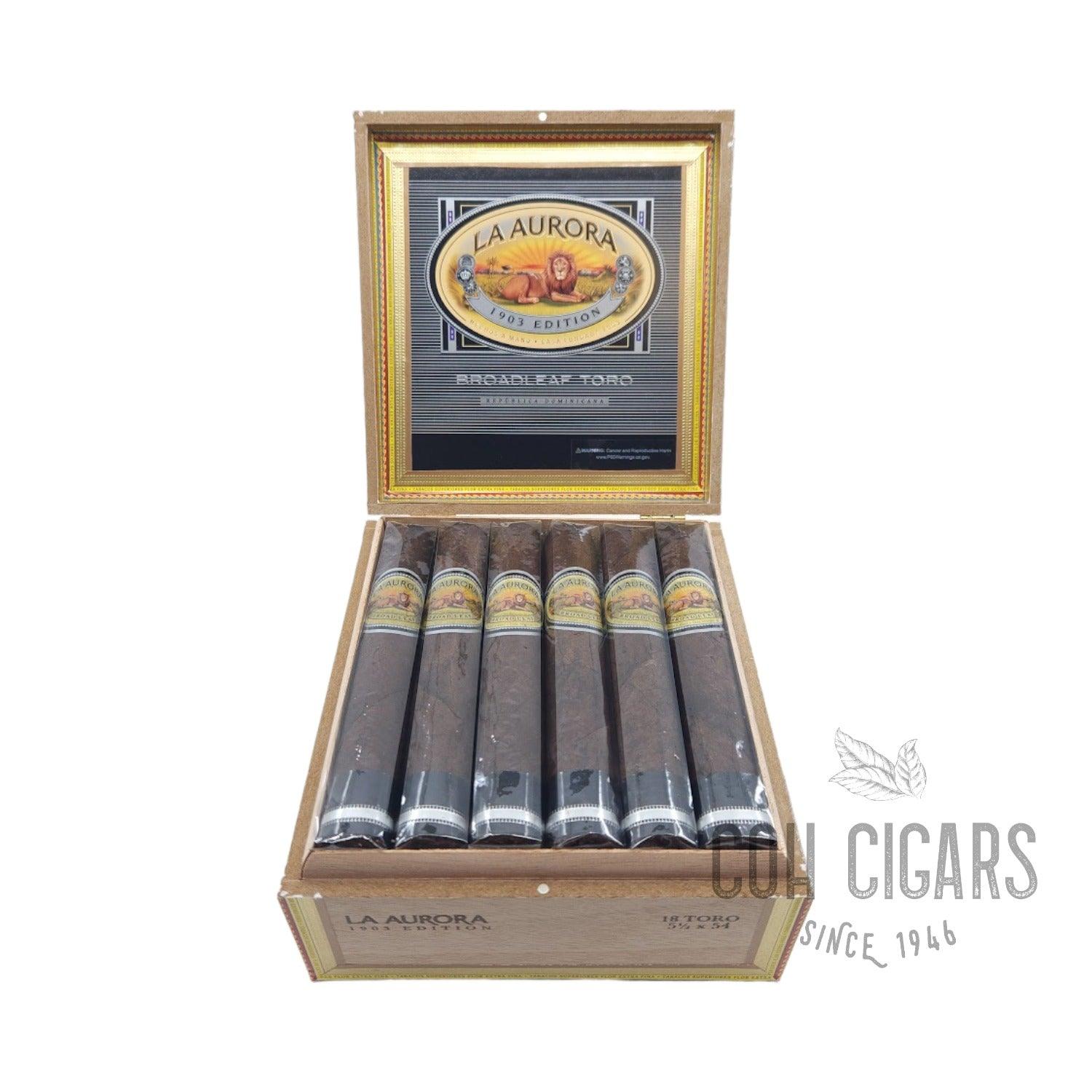 1903 Edition Broadleaf Toro | Box 18 | La Aurora cigar - HK CohCigars