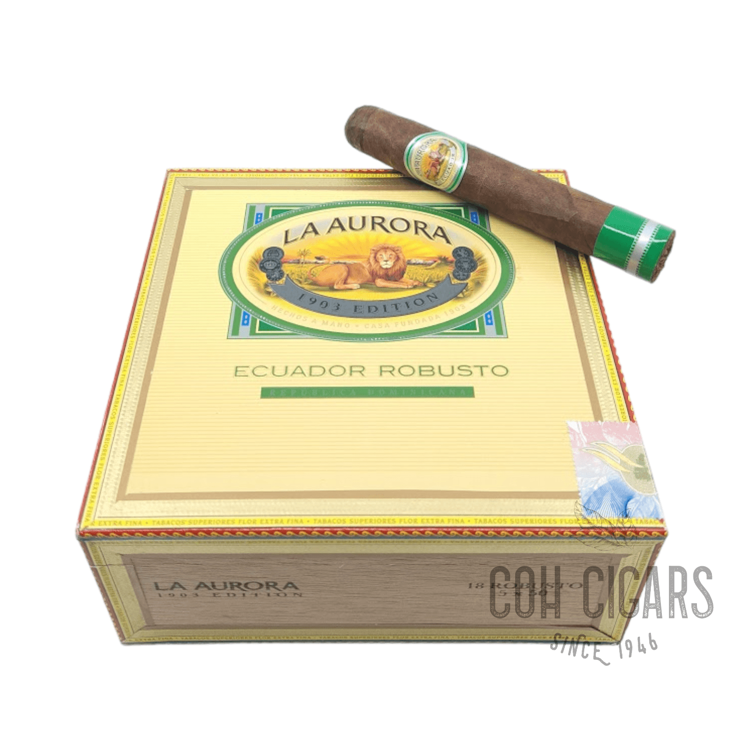 1903 Edition Ecuador Robusto | Box 18 | La Aurora Cigars - HK CohCigars -雪茄