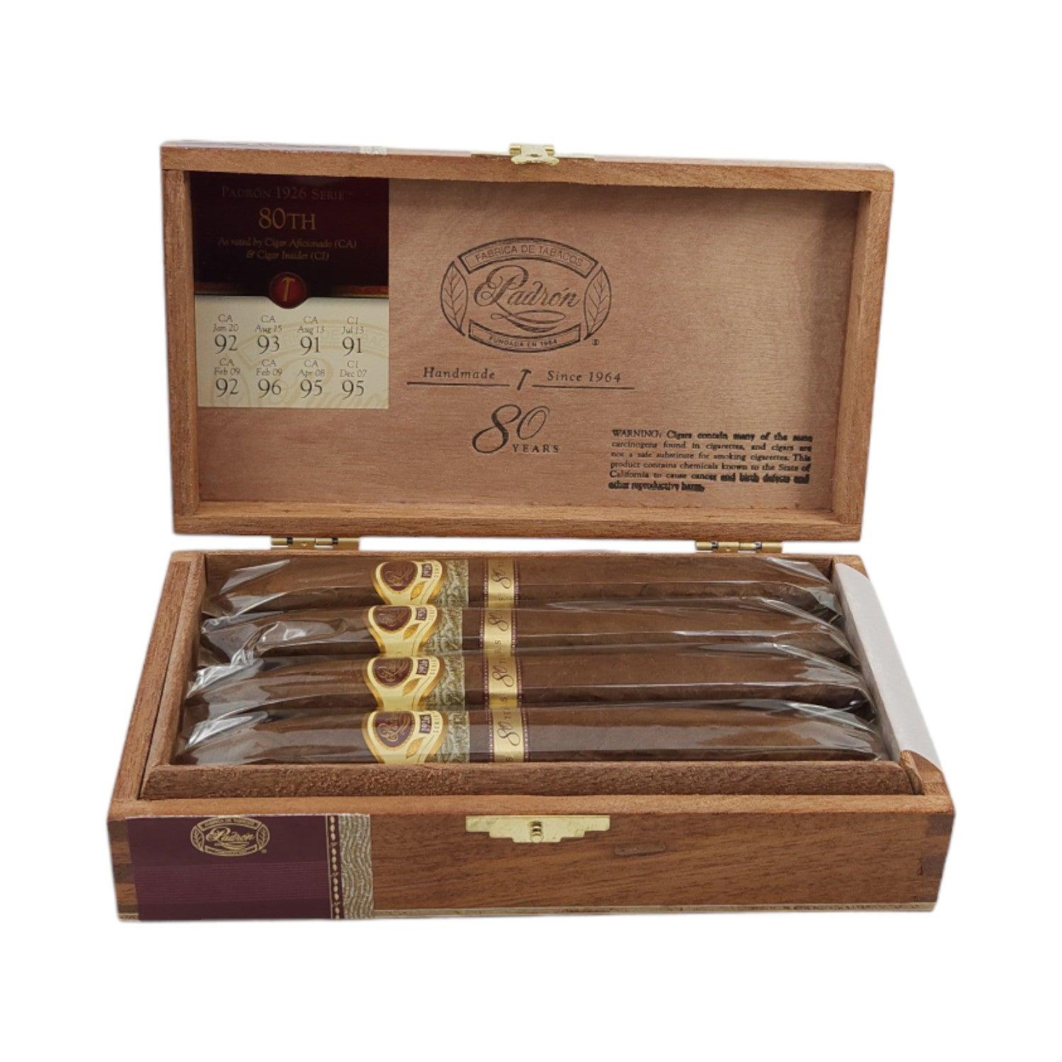 1926 80th Natural | Box 8 | Padron cigar - HK CohCigars