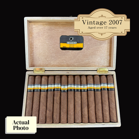 Vintage 2007 | Cohiba Genios  | Box 25 (Box Code: USE OCT 07)