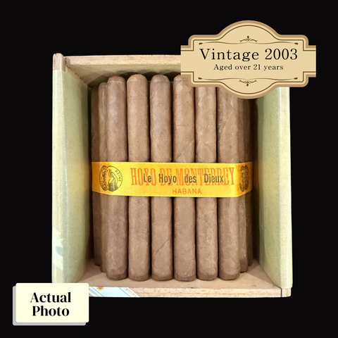 Vintage 2003 | Hoyo de Monterrey Le Hoyo Des Dieux  | Box 50 (Box Code: ORE JUL 03)