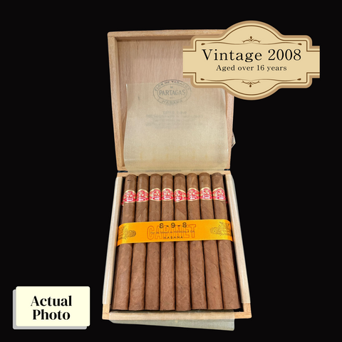 Vintage 2008 | Partagas 8-9-8  | Box 25 (Box Code: 6EA JUL 08)