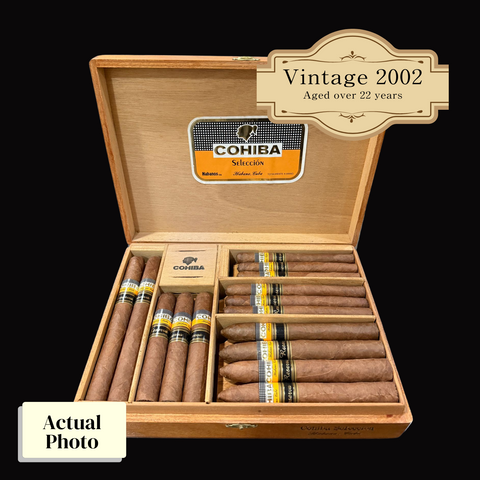 Vintage 2002 | Cohiba Seleccion Reserva  | Box 30 (Box Code: ARA DIC 02)