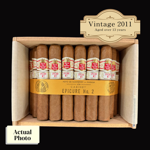 Vintage 2011 | Hoyo de Monterrey Epicure No.2  | Box 50 (Box Code: LOT MAR 11)