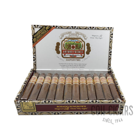 Arturo Fuente Cigars | Rosado Sun Grown Magnum R Vitola Fifty Eight  | Box 25