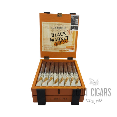 Alec Bradley Cigars | Black Market Esteli Churchill  | Box 22