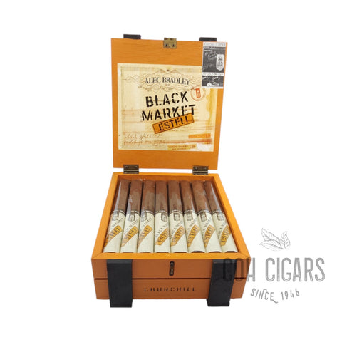 Alec Bradley Cigars | Black Market Esteli Churchill  | Box 22