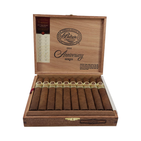 Padron Cigar | 1964 Anniversary Series Torpedo Natural  | Box 20