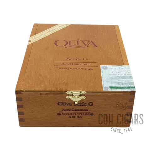 Oliva Cigar | Serie G Aged Cameroon Toro Tubos  | Box 10