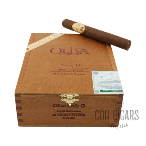 Oliva Cigar | Serie G Aged Cameroon Toro Tubos  | Box 10