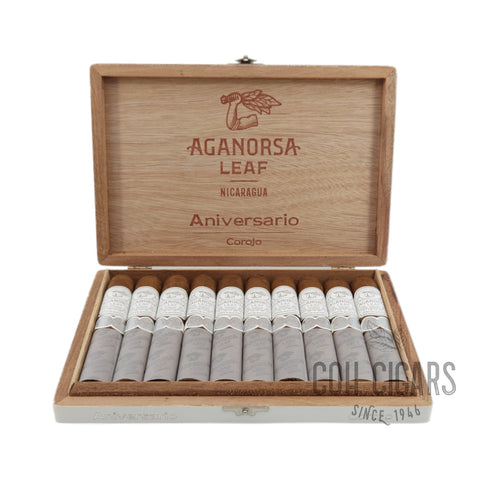 Aganorsa Leaf Cigars | Aniversario Corojo Gran Robusto  | Box 10