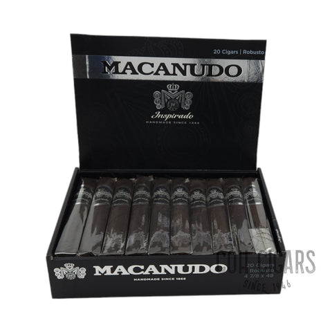 Macanudo Cigar | Inspirado Robusto (Black Box)  | Box 20