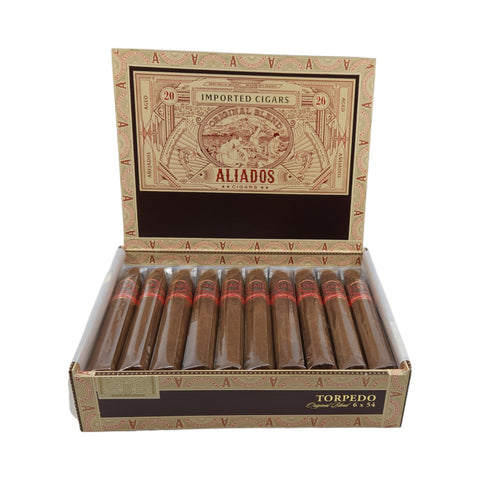 Aliados Cigars | Original Blend Torpedo  | Box 20