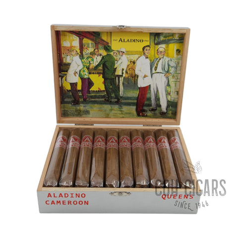 Aladino Cigars | JRE Tobacco Farm Cameroon Queens  | Box 20