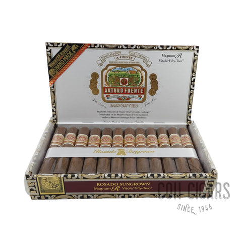 Arturo Fuente Cigars | Rosado Sun Grown Magnum R Vitola Fifty Two  | Box 25