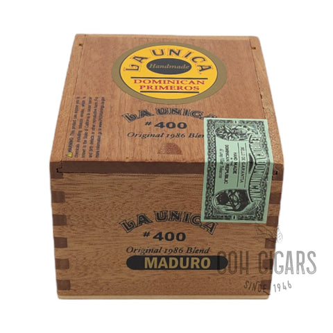 La Unica Cigar | #400 Maduro  | Box 20