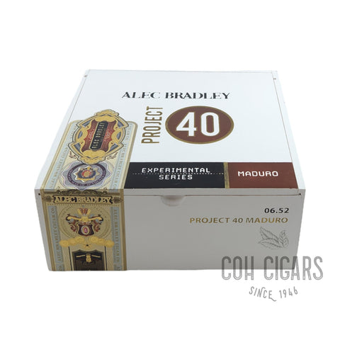 Alec Bradley Cigar | Project 40 Maduro Toro | Box 24