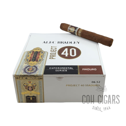 Alec Bradley Cigar | Project 40 Maduro Toro | Box 24