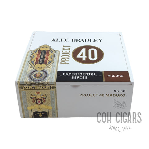 Alec Bradley Cigar | Project 40 Maduro Robusto | Box 24