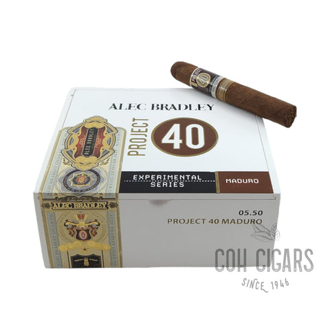 Alec Bradley Cigar | Project 40 Maduro Robusto | Box 24