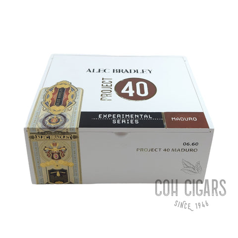 Alec Bradley Cigar | Project 40 Maduro Gordo | Box 24