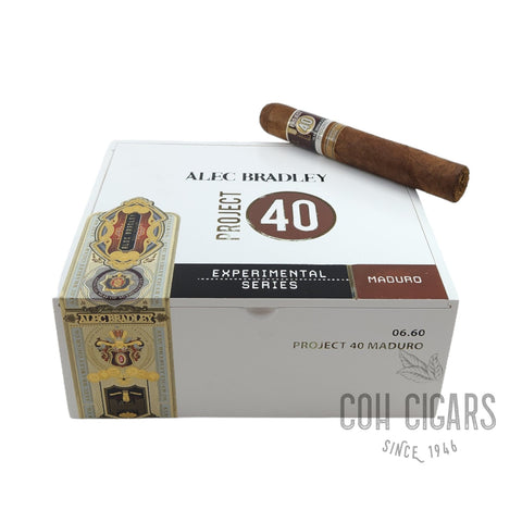 Alec Bradley Cigar | Project 40 Maduro Gordo | Box 24