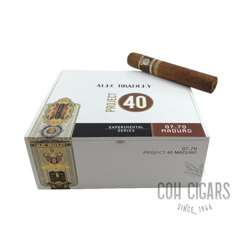 Alec Bradley Cigar | Project 40 Maduro 770 | Box 24