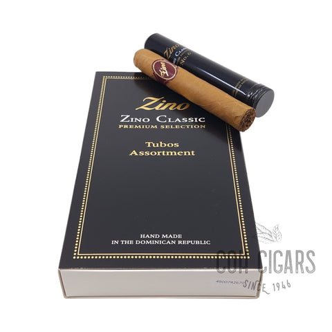 Zino Cigar | Classic Tubos Assortment (No.1+No.6+No.7+No.8)  | Box 4