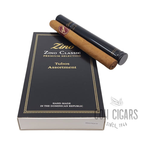 Zino Cigar | Classic Tubos Assortment (No.1+No.6+No.7+No.8)  | Box 4