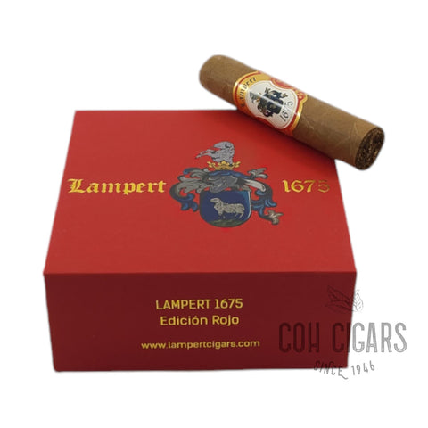 Lampert Cigars | 1675 Edicion Rojo Short Robusto | Box 10