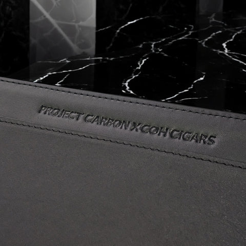 PROJECTCARBON X COH | LIMITED EDITION | LEATHER BLACK CIGAR TRAVEL CASE